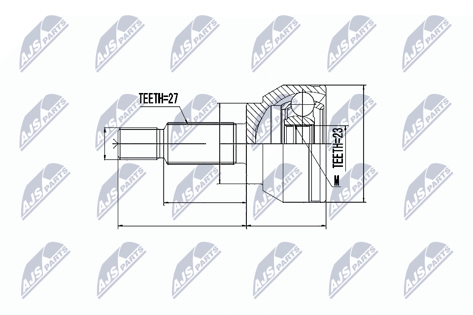 Kit giunti, Semiasse - NPZ-FR-028 NTY