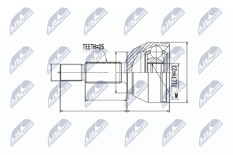 Joint Kit, drive shaft - NPZ-FR-043 NTY