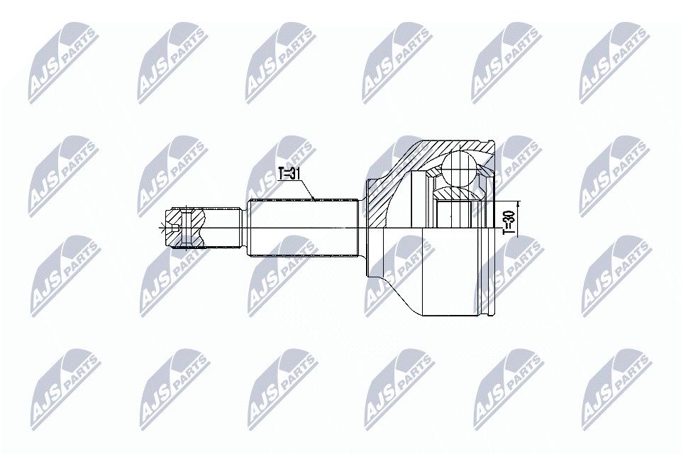 Kit giunti, Semiasse - NPZ-FR-053 NTY