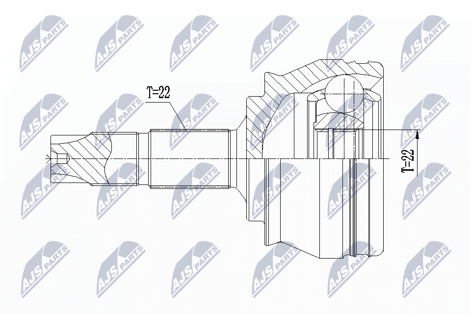 Kit giunti, Semiasse - NPZ-FT-001 NTY