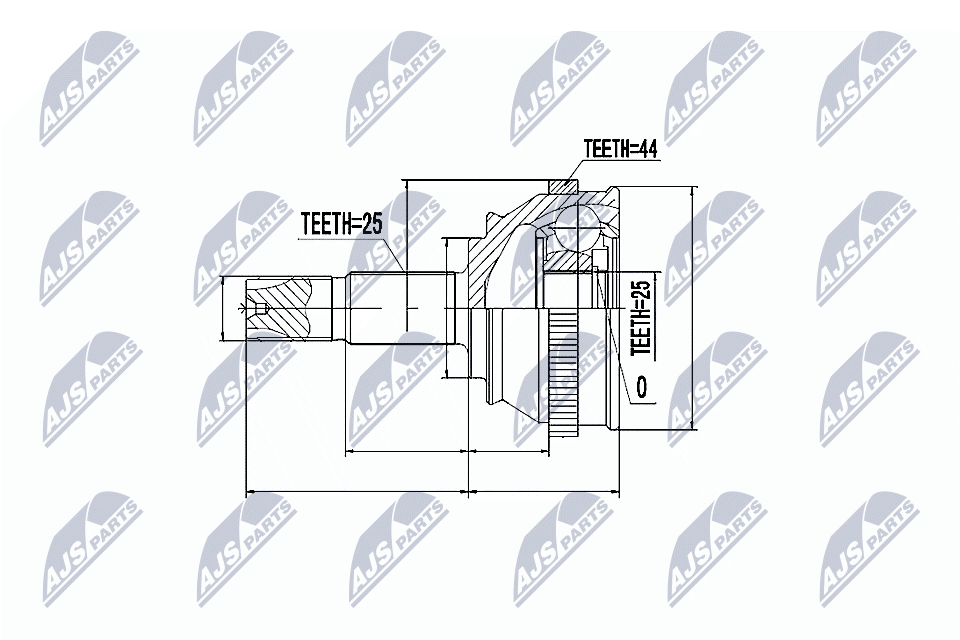 Joint Kit, drive shaft - NPZ-FT-017 NTY