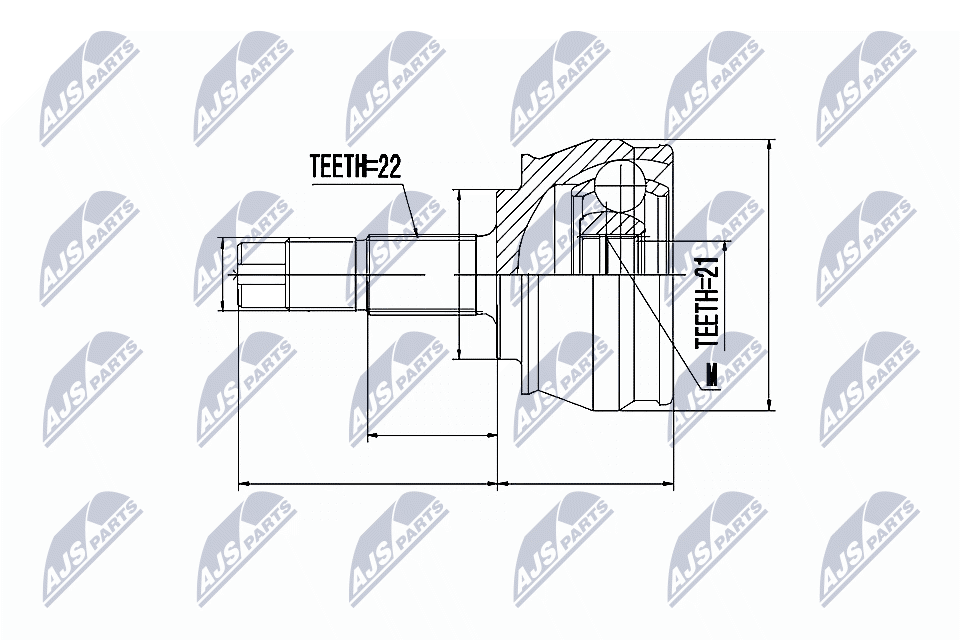 Joint Kit, drive shaft - NPZ-FT-023 NTY