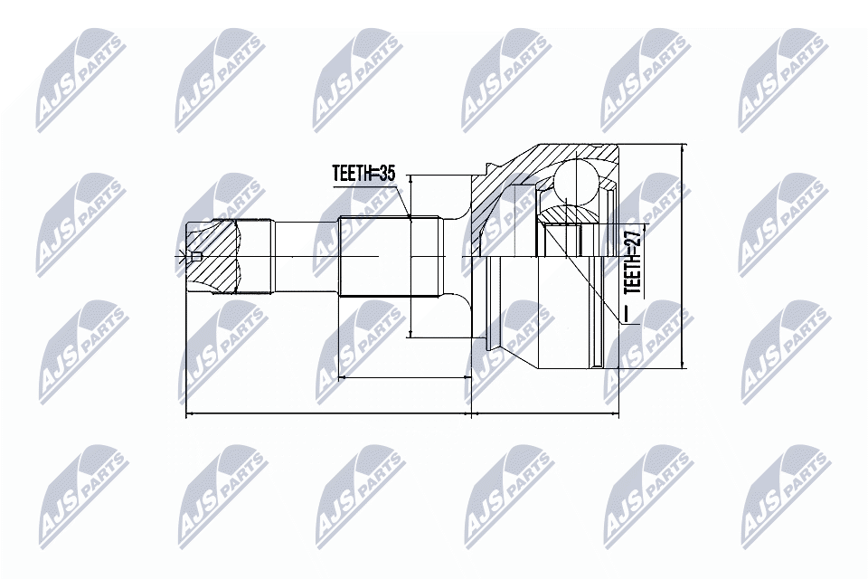 Joint Kit, drive shaft - NPZ-FT-037 NTY