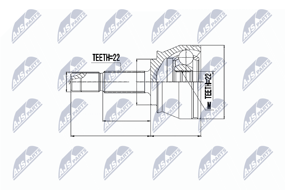 Joint Kit, drive shaft - NPZ-FT-044 NTY