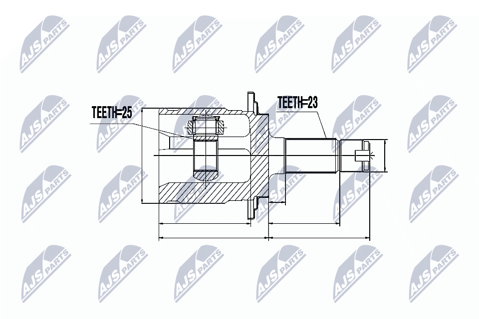 Joint Kit, drive shaft - NPZ-HD-046 NTY