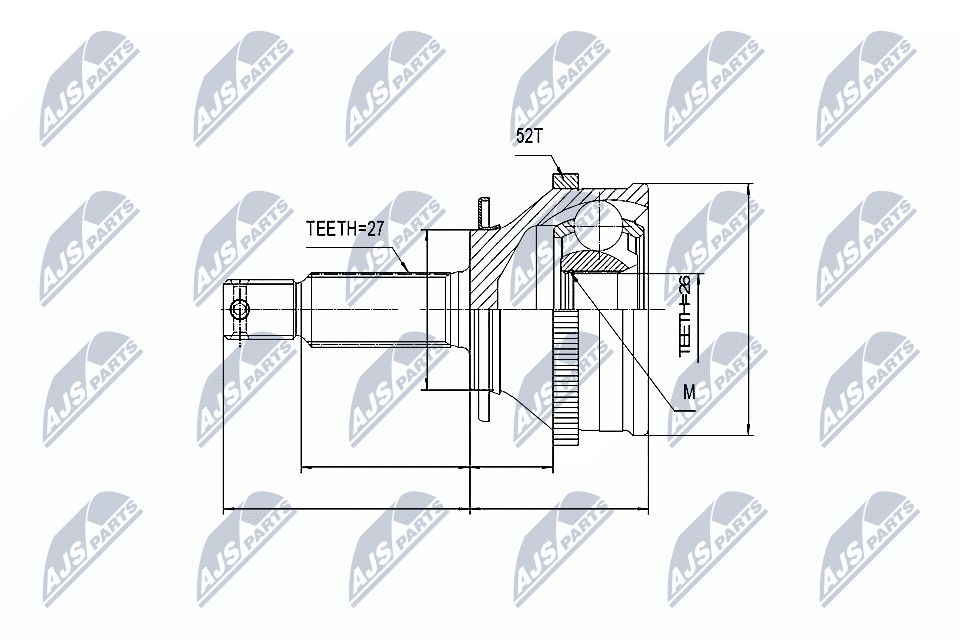 Joint Kit, drive shaft - NPZ-HY-501 NTY