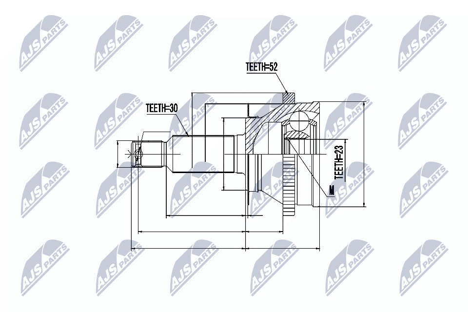 Joint Kit, drive shaft - NPZ-HY-513 NTY