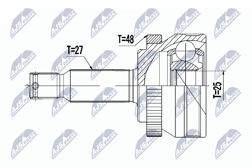Joint Kit, drive shaft - NPZ-HY-517 NTY