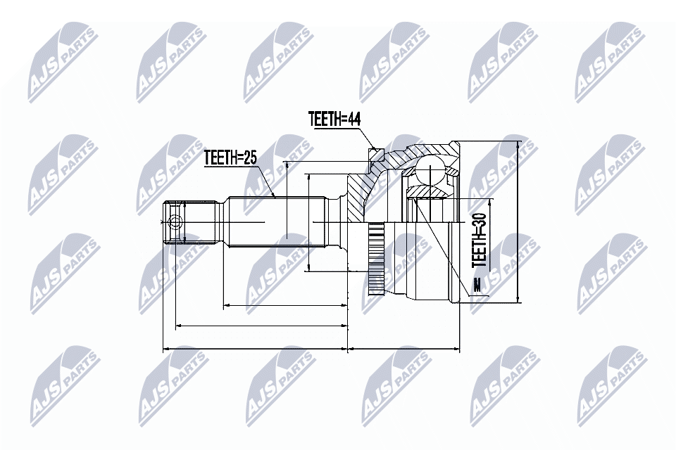 Joint Kit, drive shaft - NPZ-HY-532 NTY