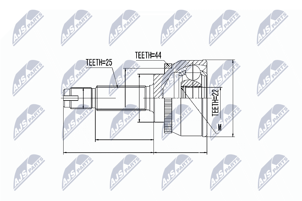 Joint Kit, drive shaft - NPZ-HY-539 NTY