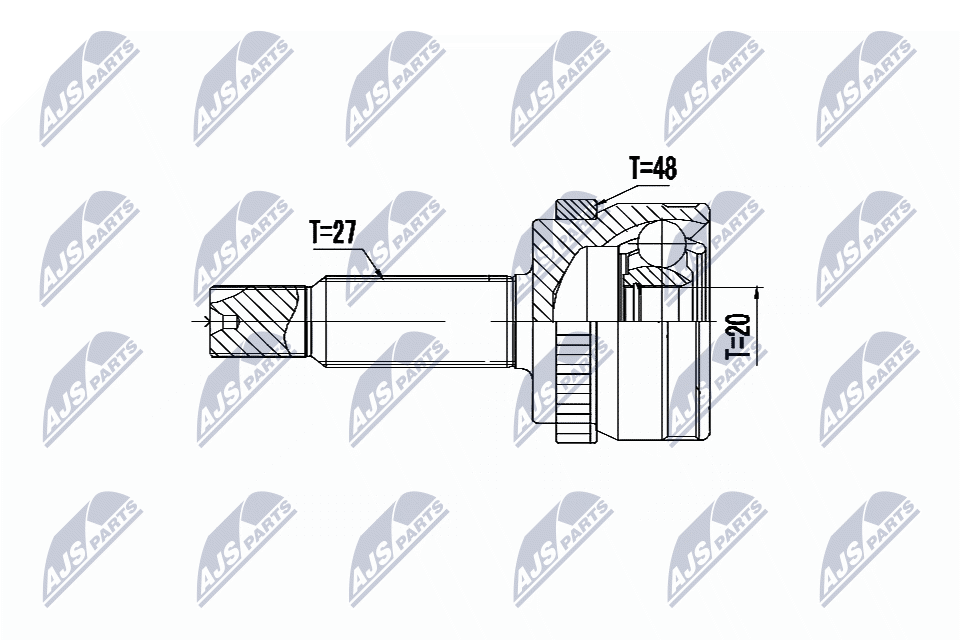 Joint Kit, drive shaft - NPZ-HY-550 NTY