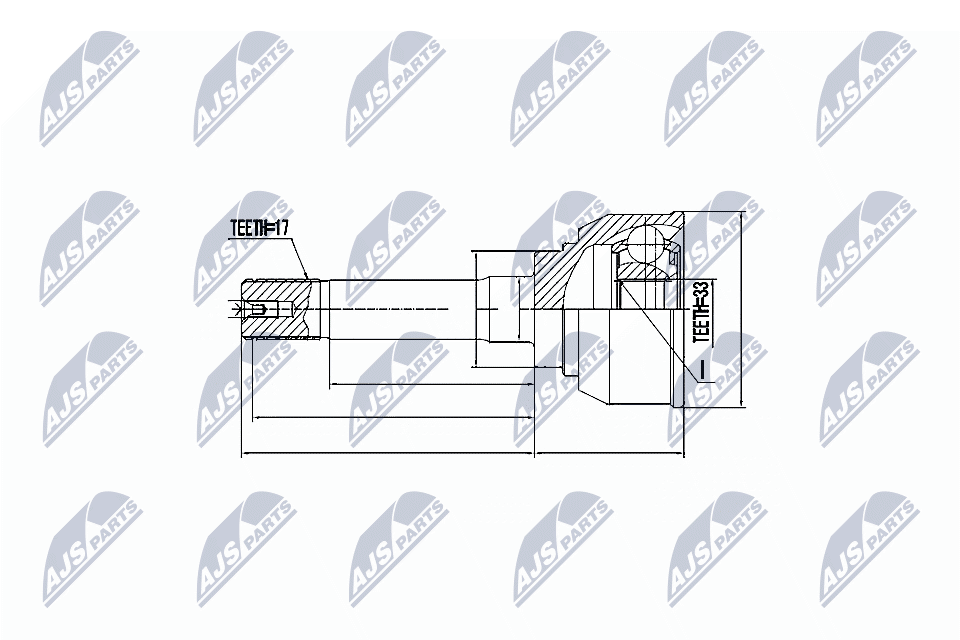Joint Kit, drive shaft - NPZ-IS-007 NTY