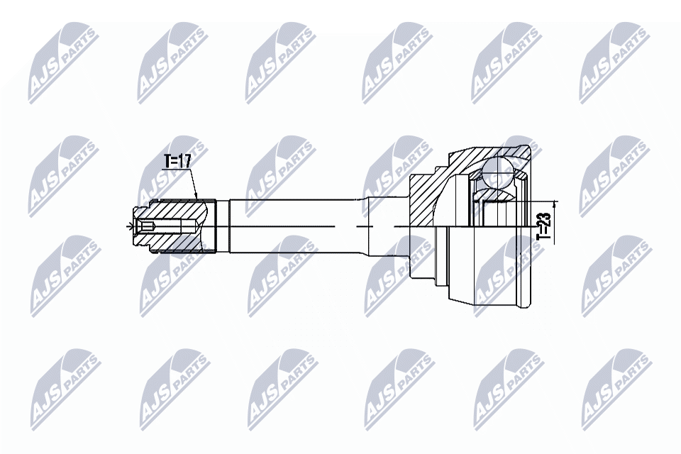 Kit giunti, Semiasse - NPZ-IS-009 NTY