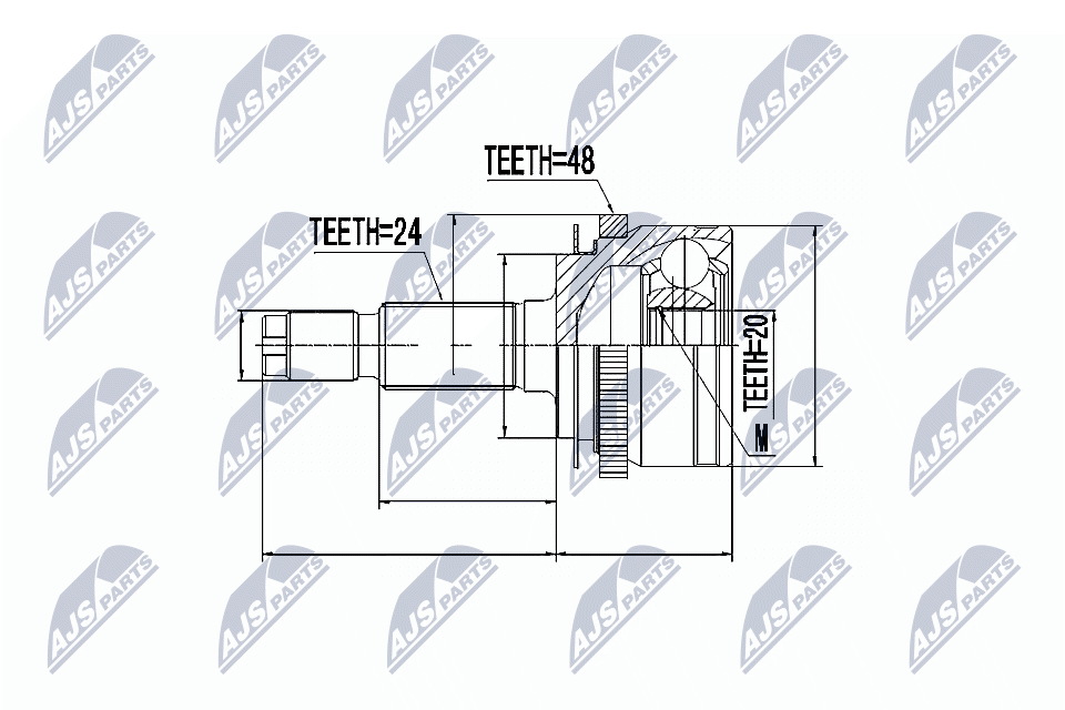 Joint Kit, drive shaft - NPZ-KA-311 NTY