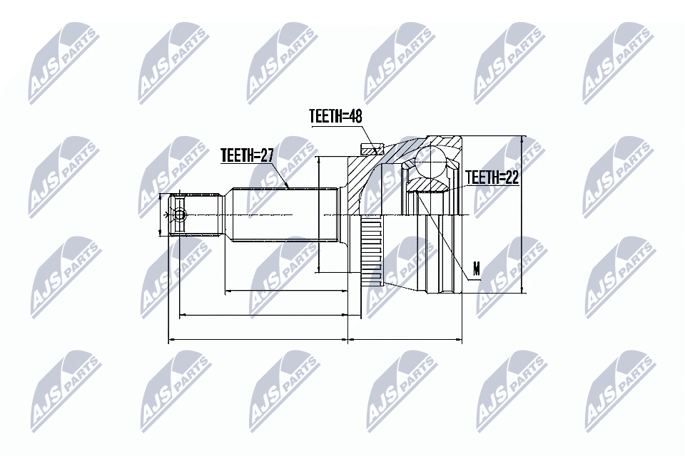 Joint Kit, drive shaft - NPZ-KA-353 NTY