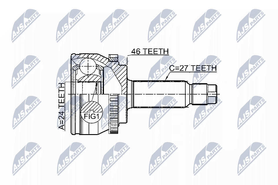 Joint Kit, drive shaft - NPZ-KA-359 NTY