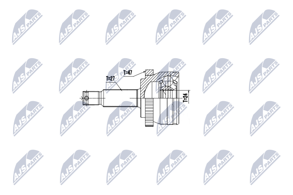 Gelenksatz, Antriebswelle - NPZ-KA-368 NTY