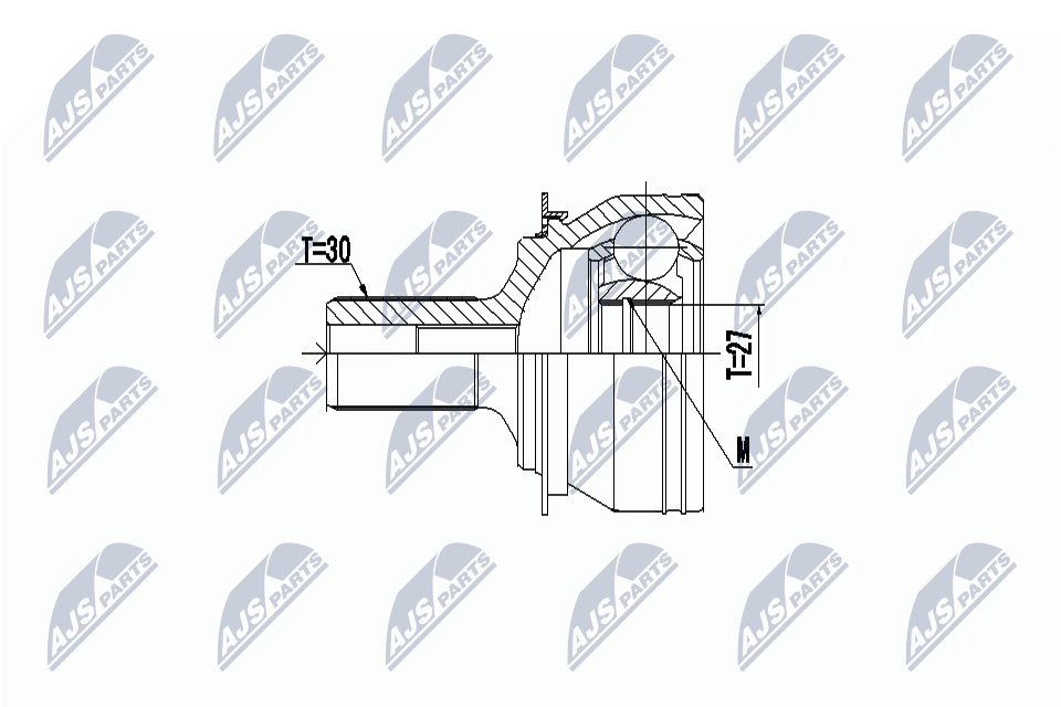 Joint Kit, drive shaft - NPZ-ME-022 NTY