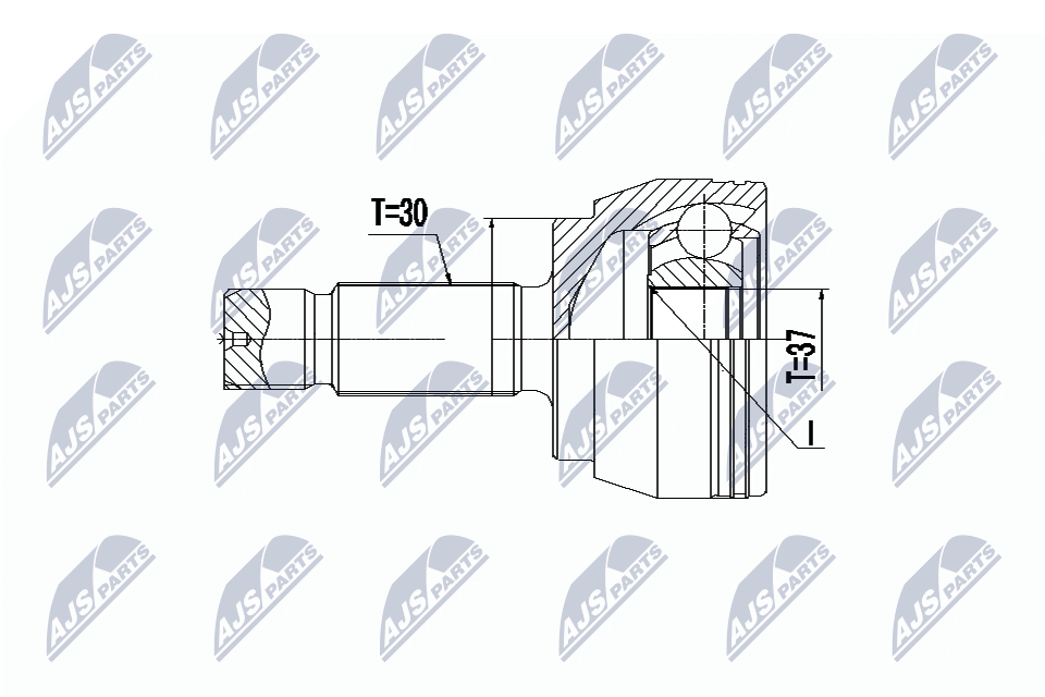 Gelenksatz, Antriebswelle - NPZ-ME-025 NTY