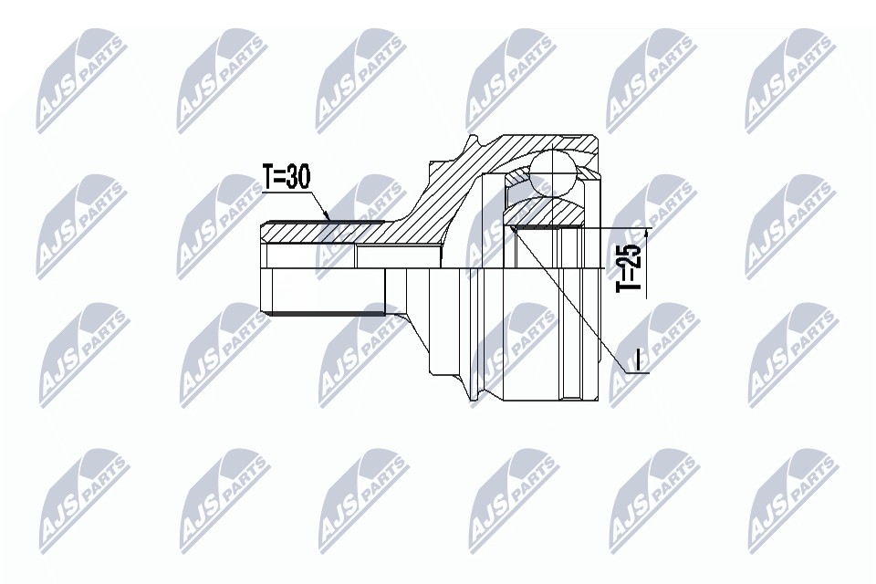 Joint Kit, drive shaft - NPZ-ME-026 NTY