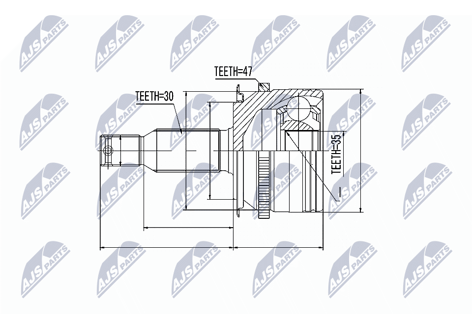 Joint Kit, drive shaft - NPZ-MS-006 NTY
