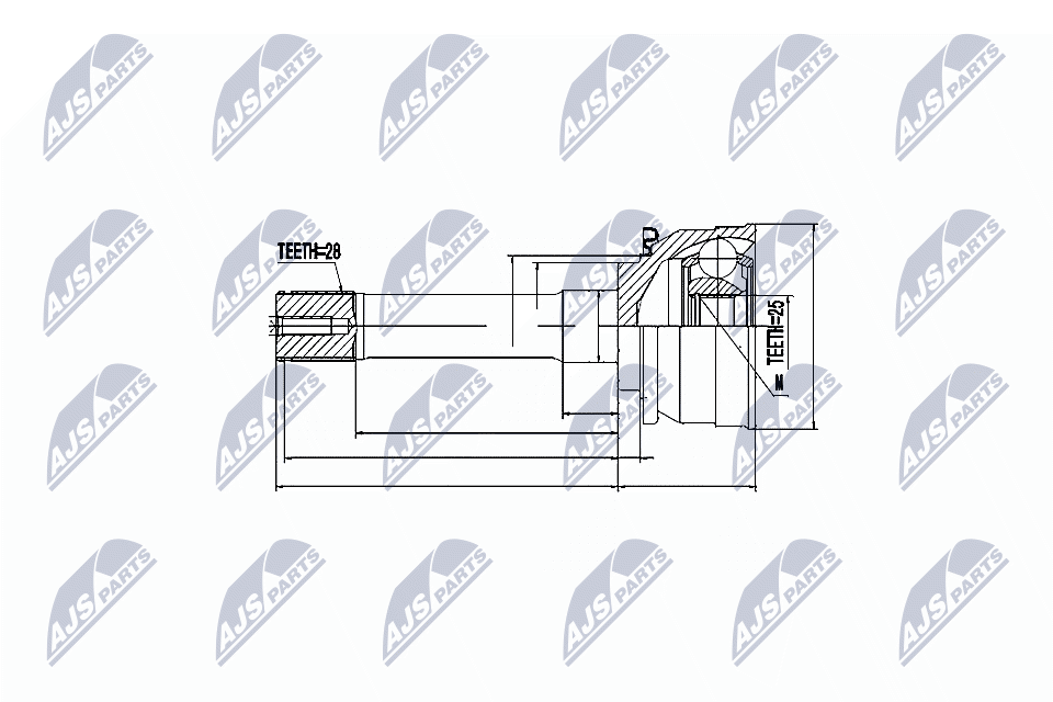 Joint Kit, drive shaft - NPZ-MS-007 NTY