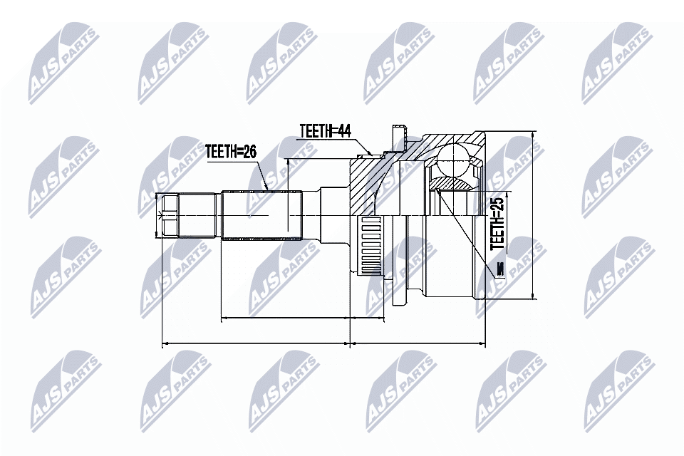 Joint Kit, drive shaft - NPZ-MZ-041 NTY