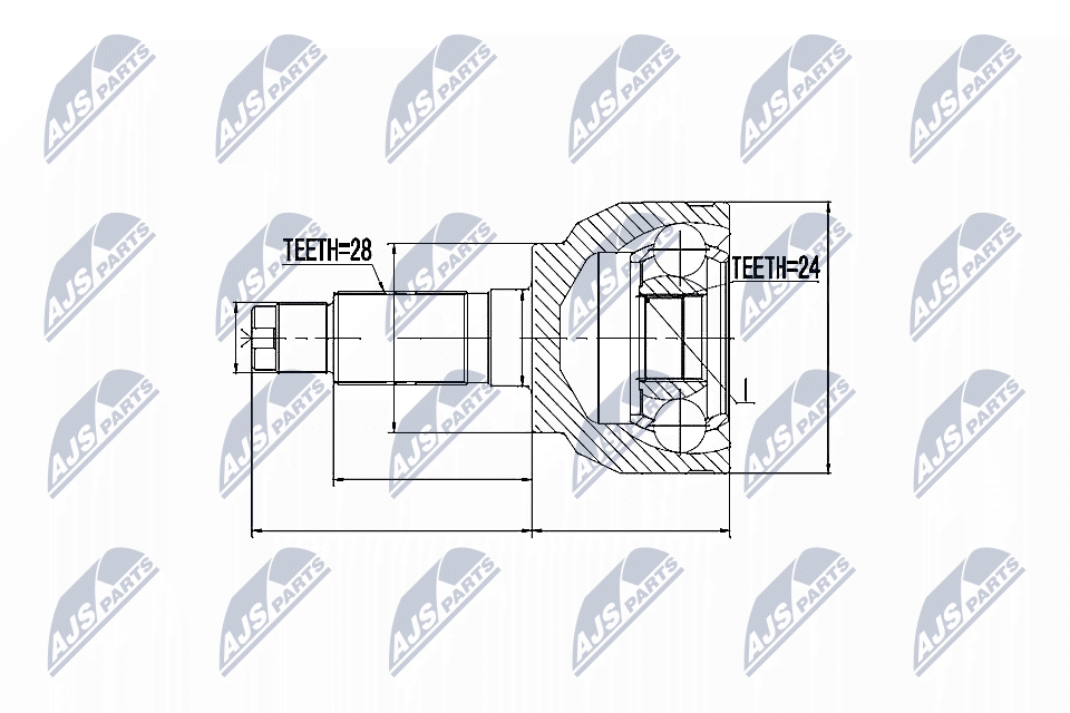 Joint Kit, drive shaft - NPZ-MZ-046 NTY