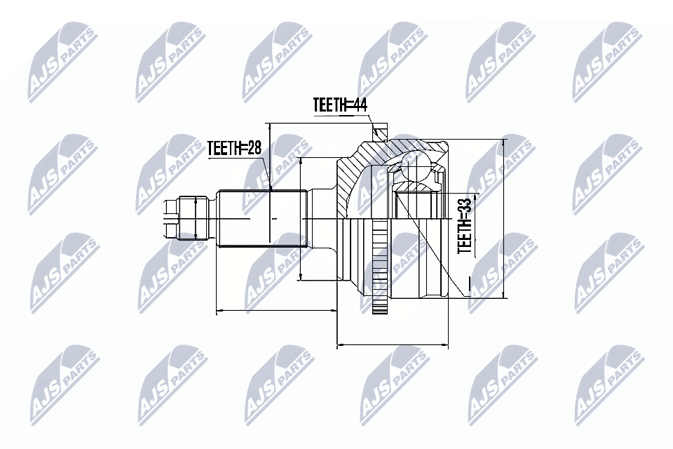 Kit giunti, Semiasse - NPZ-MZ-054 NTY