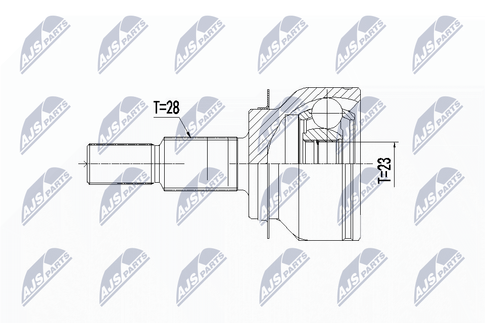 Gelenksatz, Antriebswelle - NPZ-MZ-061 NTY