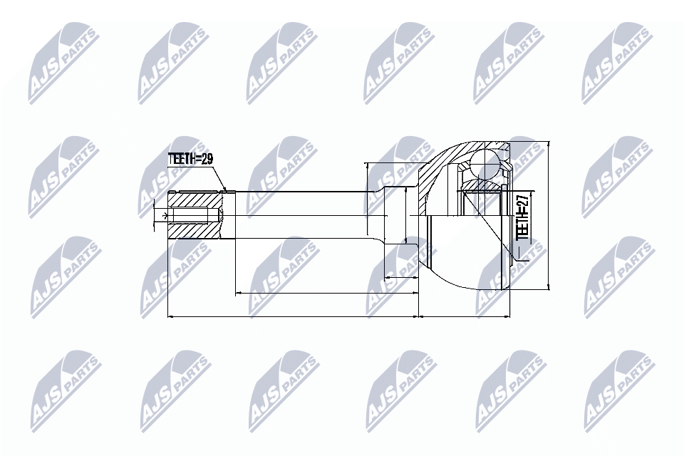 Joint Kit, drive shaft - NPZ-NS-010 NTY