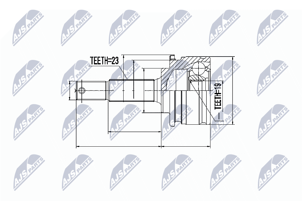 Kit giunti, Semiasse - NPZ-NS-036 NTY
