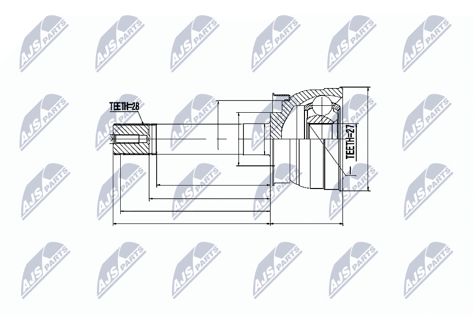 Joint Kit, drive shaft - NPZ-NS-040 NTY
