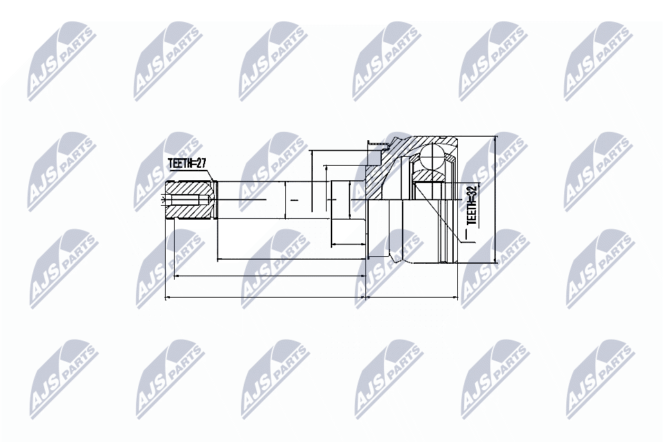 Joint Kit, drive shaft - NPZ-NS-051 NTY