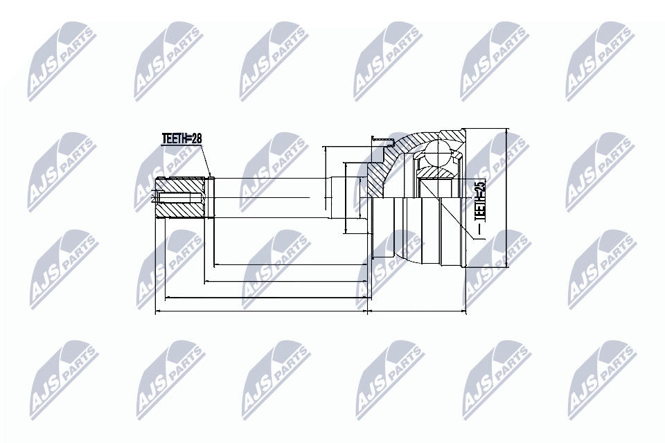 Joint Kit, drive shaft - NPZ-NS-079 NTY