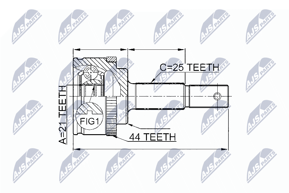 Joint Kit, drive shaft - NPZ-NS-086 NTY