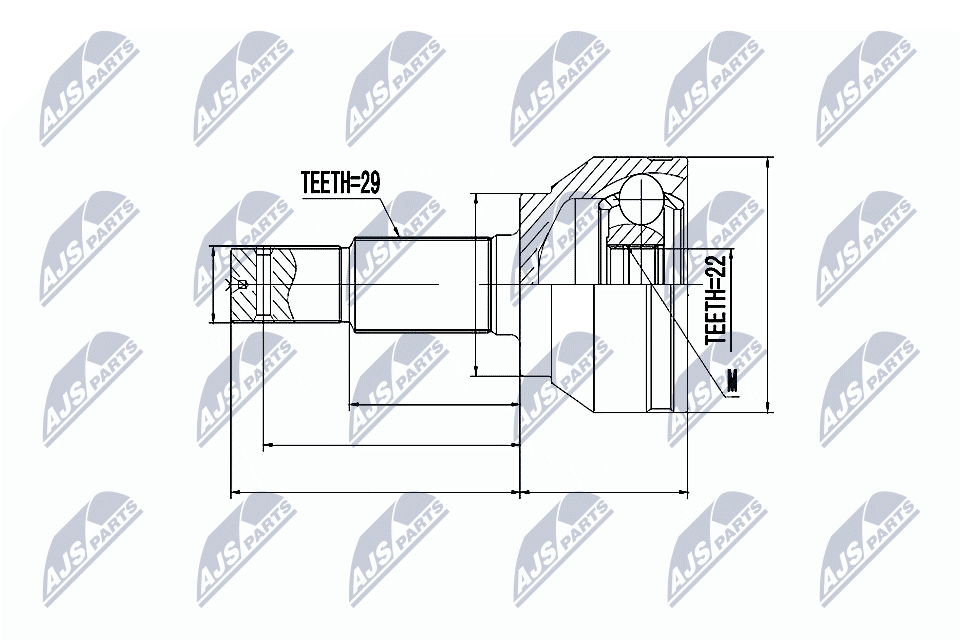 Joint Kit, drive shaft - NPZ-NS-087 NTY
