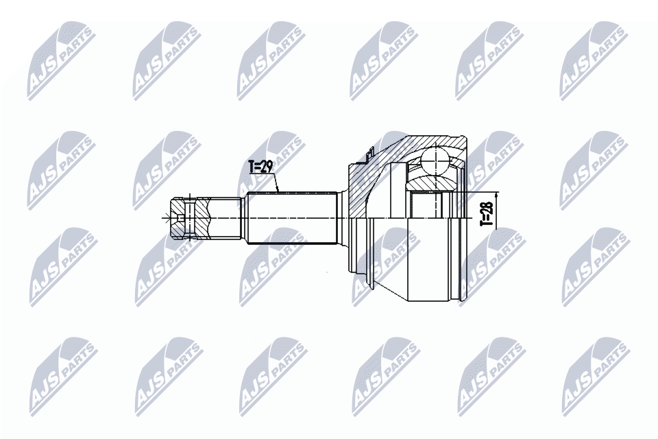 Gelenksatz, Antriebswelle - NPZ-NS-098 NTY