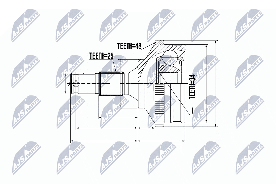 Joint Kit, drive shaft - NPZ-PE-027 NTY