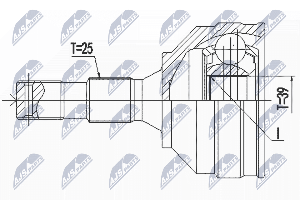 Joint Kit, drive shaft - NPZ-PE-029 NTY