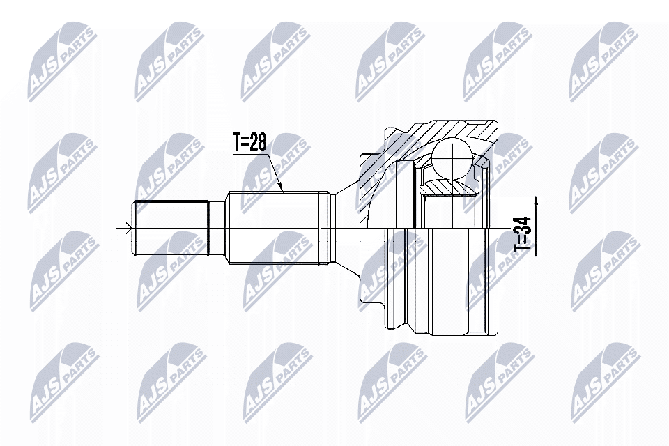 Joint Kit, drive shaft - NPZ-PE-031 NTY