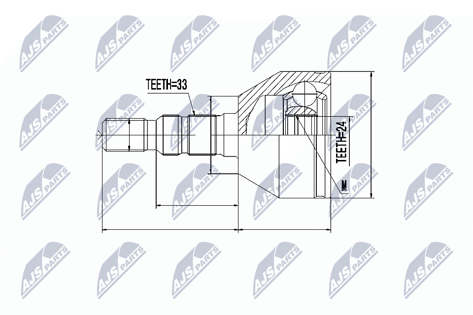 Joint Kit, drive shaft - NPZ-PL-025 NTY