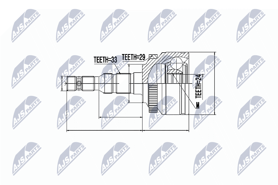Kit giunti, Semiasse - NPZ-PL-027 NTY