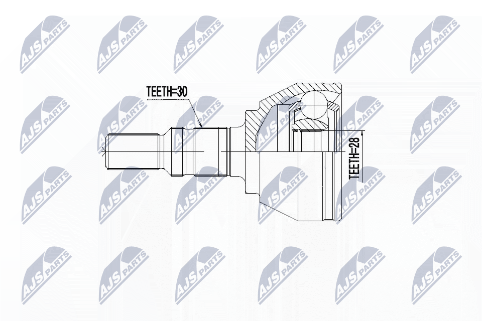 Joint Kit, drive shaft - NPZ-PL-040 NTY
