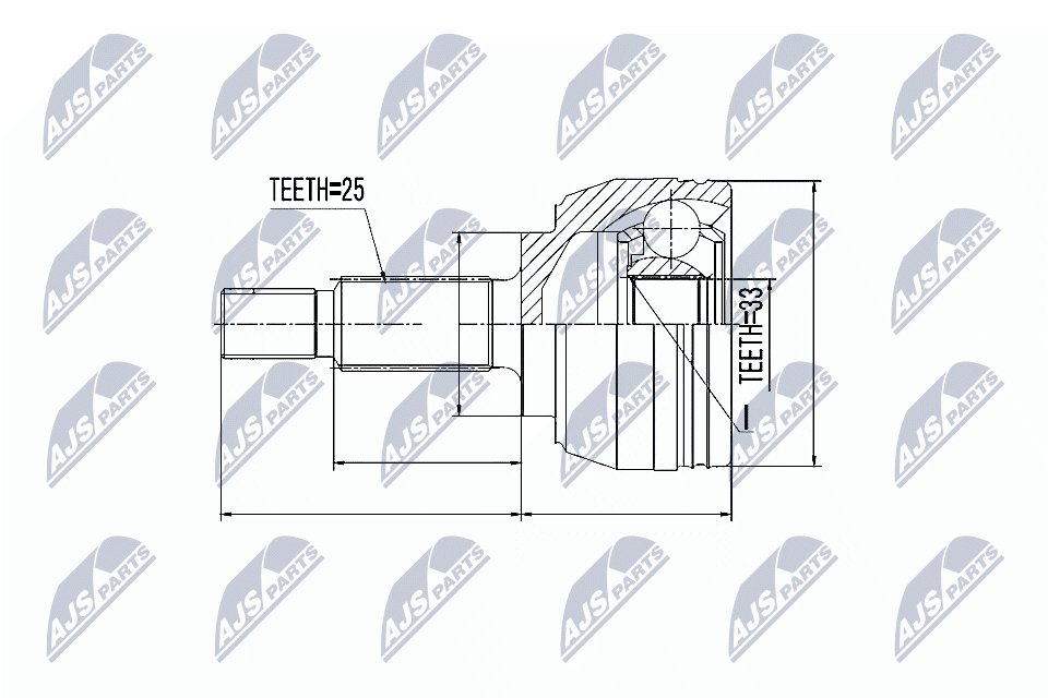 Joint Kit, drive shaft - NPZ-RE-017 NTY