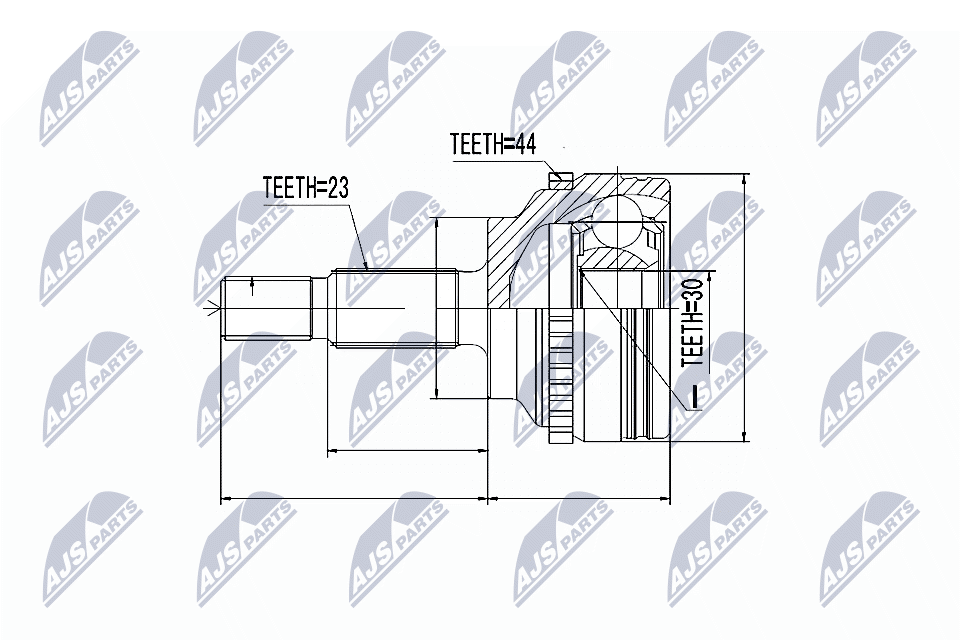 Joint Kit, drive shaft - NPZ-RE-020 NTY