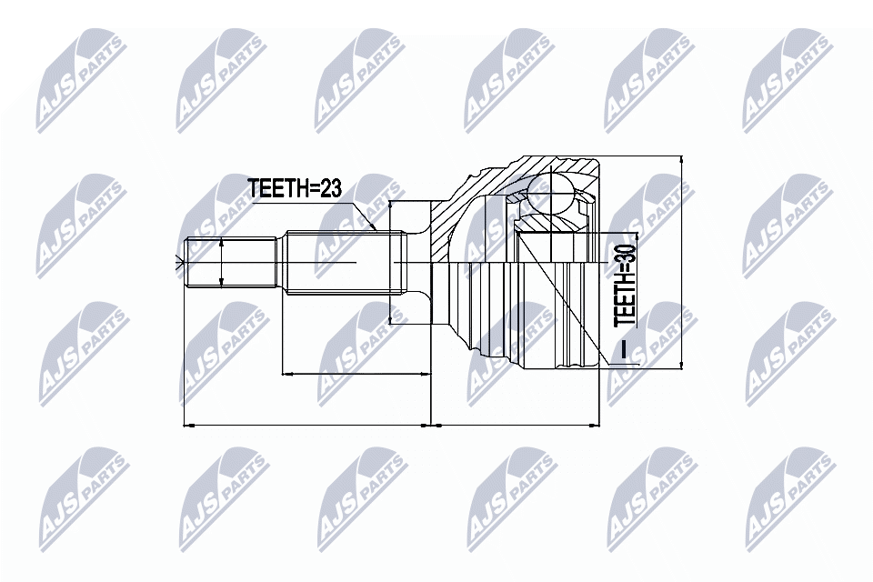 Joint Kit, drive shaft - NPZ-RE-023 NTY