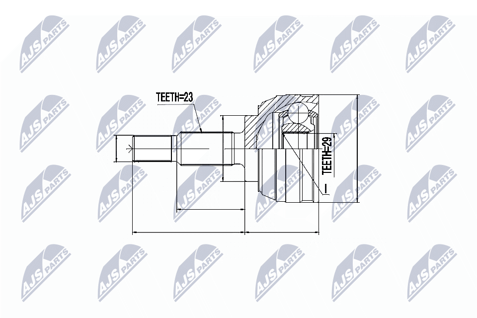 Kit giunti, Semiasse - NPZ-RE-029 NTY