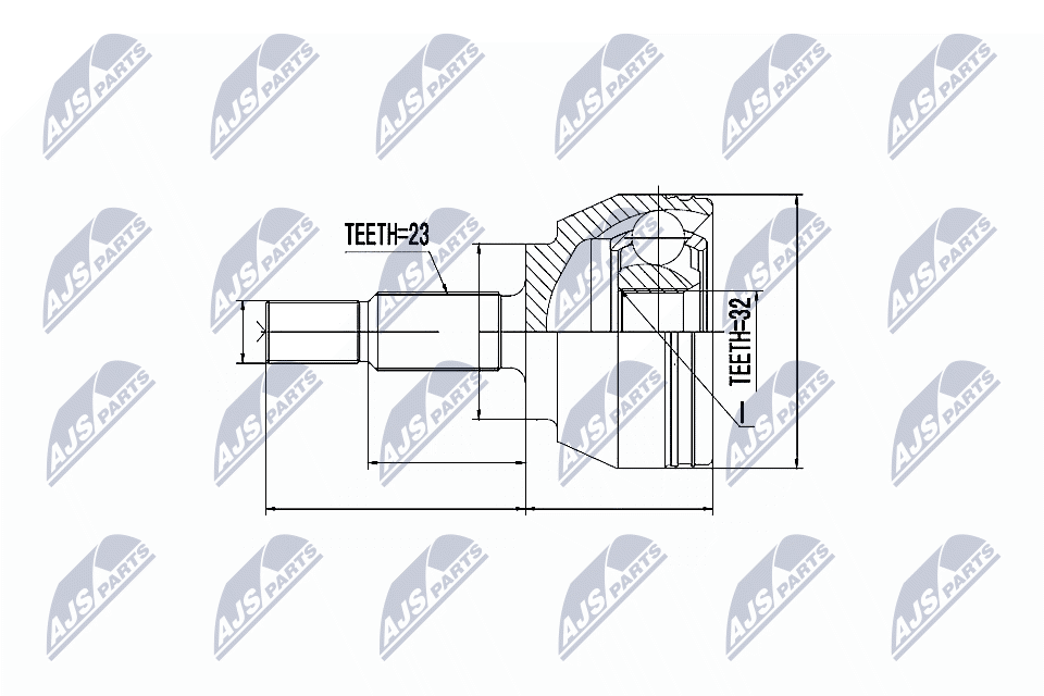 Kit giunti, Semiasse - NPZ-RE-030 NTY