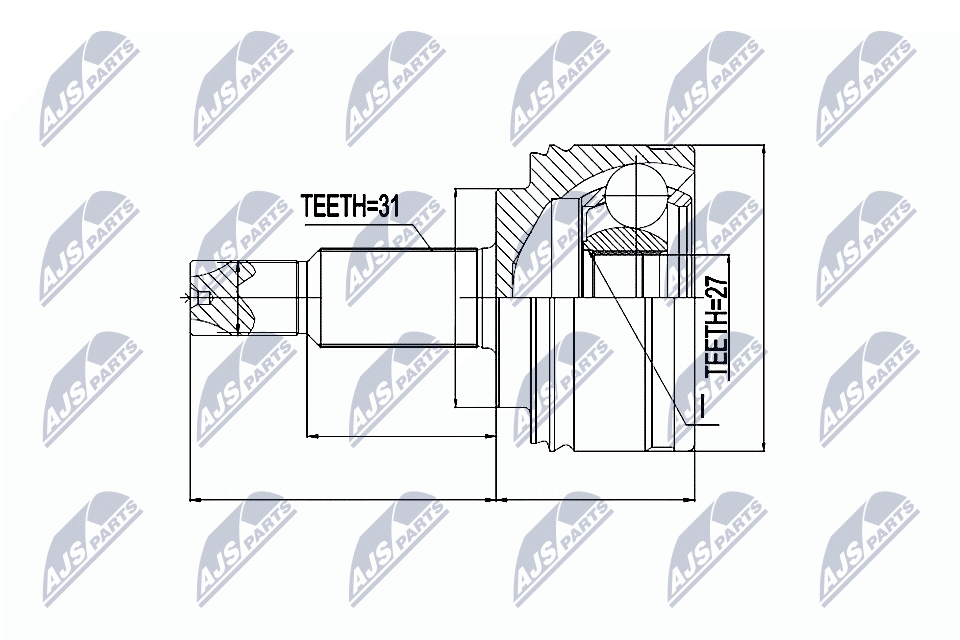 Joint Kit, drive shaft - NPZ-RE-041 NTY
